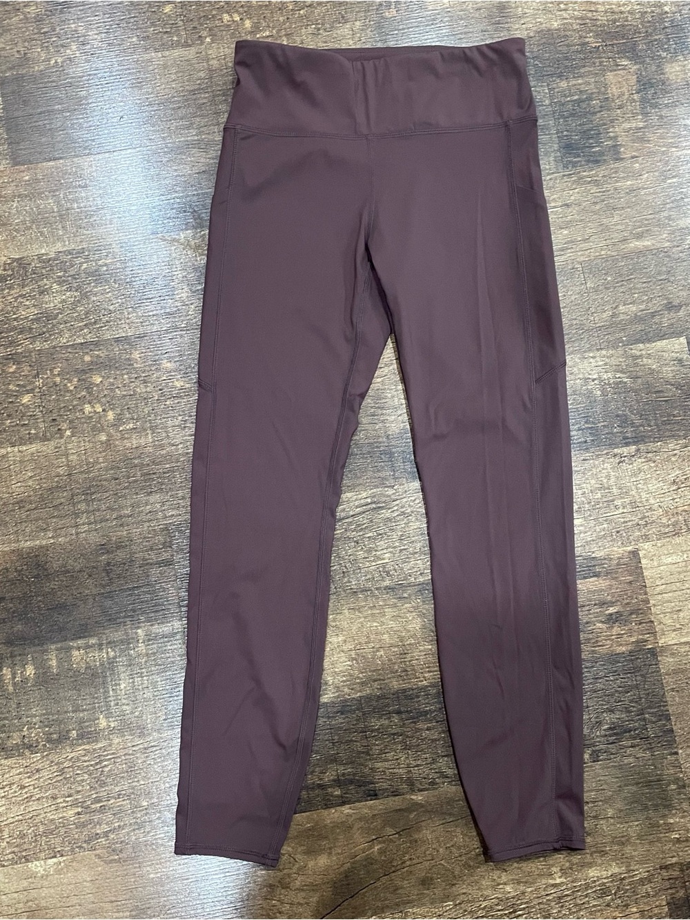 Vuori Chestnut Stride 7/8 Leggings High Rise Pocket Yoga Pants XS